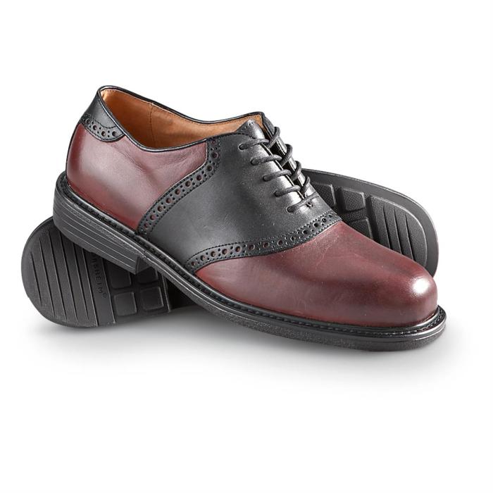 Mens saddle dress shoes