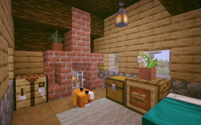 How to decorate a room in minecraft