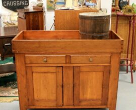 How to decorate antique dining room dry sink