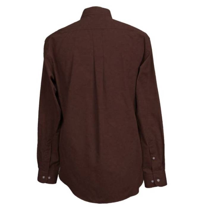 Dark brown dress shirt mens