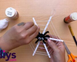 Spider web halloween diy yarn giant decorations ideas make decorating spooky crafts webs decor spiderweb two decoration tutorial creating create