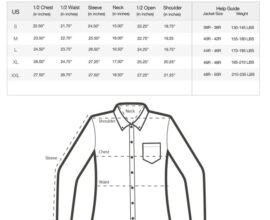 Mens dress shirt size