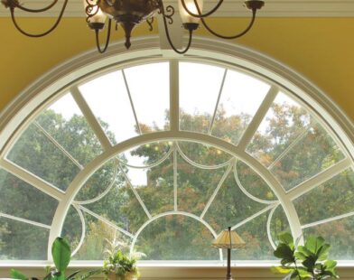 How to decorate arched windows