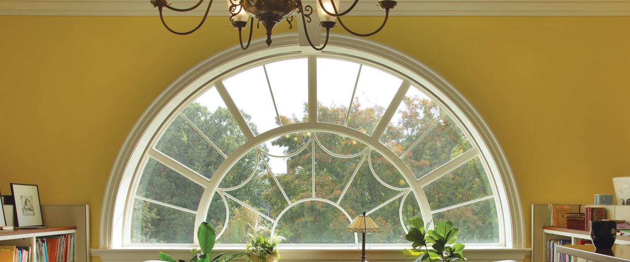 How to decorate arched windows