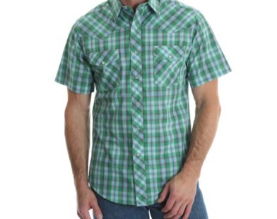 Men's short sleeve western dress shirts