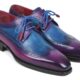 Purple and white mens dress shoes