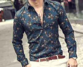 Men designer dress shirt