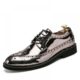 Silver dress shoes men