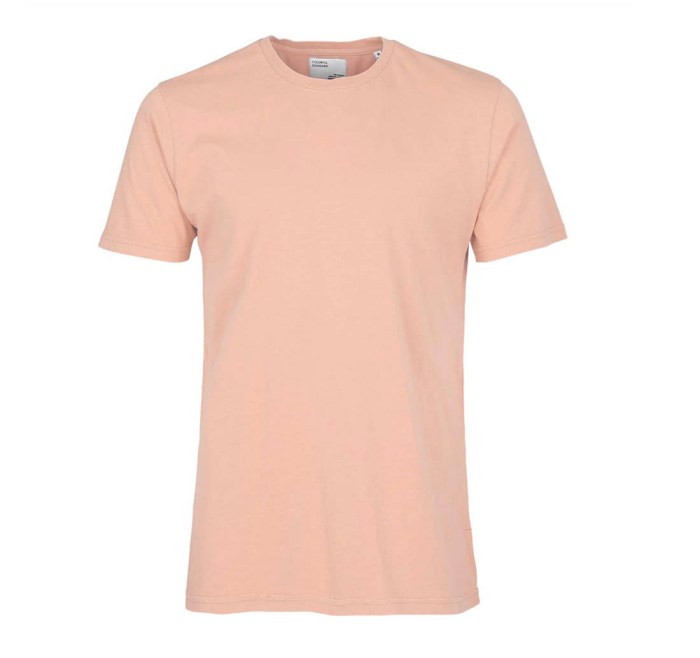 Peach mens dress shirt